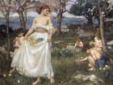 A Song of Springtime, 1913 Reproduction procédé giclée par John William Waterhouse