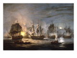 The Battle of the Nile, August 1st 1798, 1830 Giclee Print by Thomas Luny