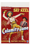Calamity Jane, Belgian Movie Poster, 1953 Print