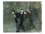 Scene de Tribunal Lámina giclée por Jean Louis Forain Scene de Tribunal Lámina giclée por Jean Louis Forain