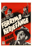 I Am a Fugitive From a Chain Gang, Swedish Movie Poster, 1932 Pósters I Am a Fugitive From a Chain Gang, Swedish Movie Poster, 1932 Pósters
