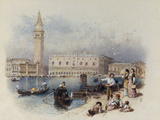 Doges Palace, Venice Giclee Print by Myles Birket Foster