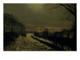 Wharfedale, 1872 Lámina giclée por John Atkinson Grimshaw