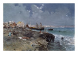 The Bay of Naples Giclee-trykk av Carlo Brancaccio The Bay of Naples Giclee-trykk av Carlo Brancaccio