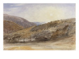 Landscape with Setting Sun, Devon Giclee Print by Samuel Palmer