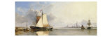 Antwerp from the Scheldt, Morning, 1844 Giclee Print by Edward William Cooke
