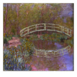Le Pont Japonais Dans le Jardin de Monet Giclee Print by Claude Monet