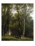A Picnic in the Park Giclée-Druck von Thomas Creswick