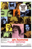 A Man and a Woman, French Movie Poster, 1966 Plakát A Man and a Woman, French Movie Poster, 1966 Plakát