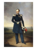 Sovereign Emperor Nicholas I Pavlovich (Born 1796, Reigned 1825-1855), 1837 Giclee-trykk av Filip Osipovich Budkin