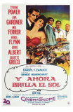 The Sun Also Rises, Argentine Movie Poster, 1957 Posters