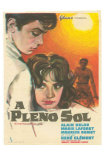 Purple Noon, Spanish Movie Poster, 1964 Posters
