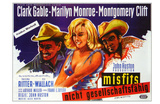 The Misfits, German Movie Poster, 1961 Poster