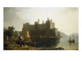Conway Castle, North Wales Giclee Print by William Daniell