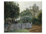 La Maison dans les Arbres, 1880 Reproduction procédé giclée par Gustave Caillebotte