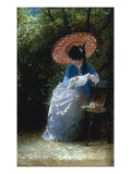 Young Girl Reading, 1873 Giclee Print by Hendricus Jacobus Burger