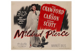 Mildred Pierce, UK Movie Poster, 1945 Photo