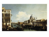 Venice, the Grand Canal: the Salute and Dogana from the Campo Sta Maria Zobenigo Giclee Print by Canaletto 