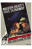 Bonnie and Clyde, German Movie Poster, 1967 Posters