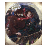 The Last of England, small version, c.1852 reproduction procédé giclée par Ford Madox Brown
