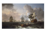 The Battle of the Nile, 1st August 1798, 1801 Lámina giclée por William Anderson
