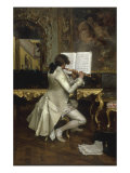 The Flute Player Giclee Print by Charles Bargue
