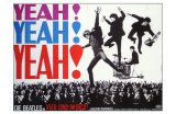 A Hard Day's Night, German Movie Poster, 1964 Affiches