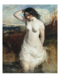 Le baigneur reproduction procédé giclée par William Etty