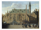 The Town Hall at Haarlem reproduction procédé giclée par Pieter Jansz Saenredam