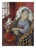 La Malade Giclee-trykk av Maria Blanchard