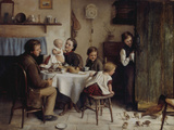 Crumbs from a Poor Man's Table, 1868 Giclee Print by Joseph Clark