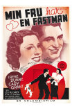The Awful Truth, Swedish Movie Poster, 1937 Affiches