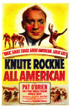 Knute Rockne All American, 1940 Print