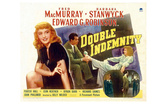 Double Indemnity, UK Movie Poster, 1944 Posters