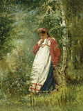 Young Girl in the Wood, 1874 Giclee Print by Vladimir Egorovic Makovsky