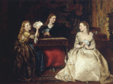 Hearts are Trumps, 1866 reproduction procédé giclée par James Archer