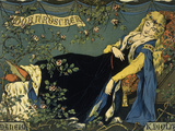 La Belle au bois dormant reproduction procédé giclée par Konrad Dielitz
