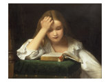 A Quiet Read, 1863 Giclee Print by William Dobson