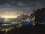Survivors from a Shipwreck, 1846 Giclee Print by Ivan Konstantinovich Aivazovsky