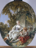 Le Joueur De Flageolet, 1766 Giclee Print by Francois Boucber