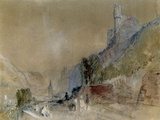 A View on the Rhine reproduction procédé giclée par William Turner