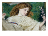 Dreams Giclee-trykk av Frederick William Burton Dreams Giclee-trykk av Frederick William Burton