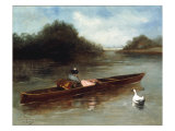 Femme dans un barque (Woman in a Rowboat) Giclee Print by Jean Beraud Femme dans un barque (Woman in a Rowboat) Giclee Print by Jean Beraud