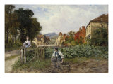 Rustic Courtship reproduction procédé giclée par Henry John Yeend King