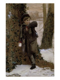 The Snowball Fight, c.1870 Giclee Print by James Hayllar