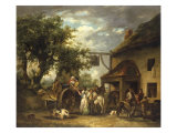 In Front of the Bell Inn, 1793 Wydruk giclee autor George Morland In Front of the Bell Inn, 1793 Wydruk giclee autor George Morland
