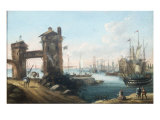 A View of Venice Giclee-trykk av Giuseppe Bernardino Bison