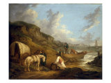The Smugglers Reproduction procédé giclée par George Morland