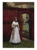 The Time and the Place, 1917 (Lover's Rendezvous) reproduction procédé giclée par Edmund Blair Leighton