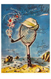 Mr. Hulot's Holiday, German Movie Poster, 1953 Prints